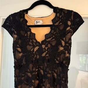 Nightcap short sleeve mini dress